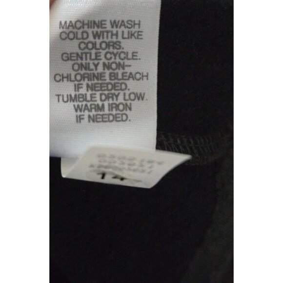 J Jill Pure Jill Charcoal Gray Cowl Neck Front Seam Sweatshirt Dress size L - Picture 8 of 8